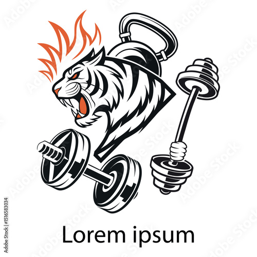Power Lift Gym Logo – Strength and Fitness Branding Design.

