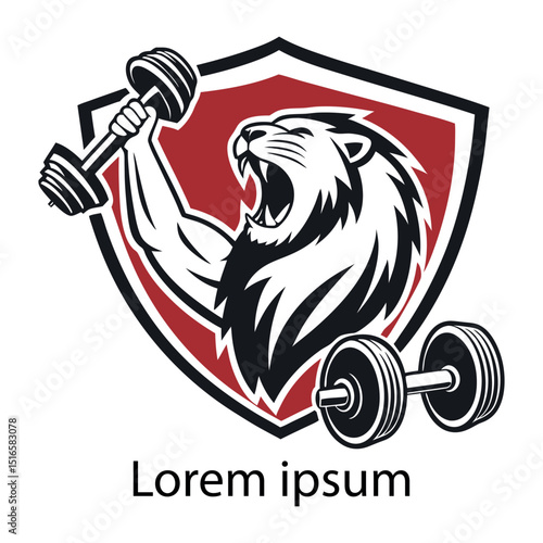 Power Lift Gym Logo – Strength and Fitness Branding Design.

