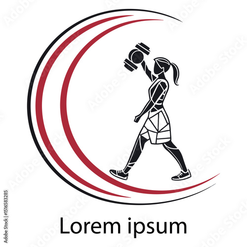 Power Lift Gym Logo – Strength and Fitness Branding Design.

