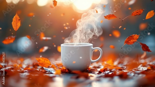 Fototapeta Naklejka Na Ścianę i Meble -  Autumnal Warmth and Tranquility