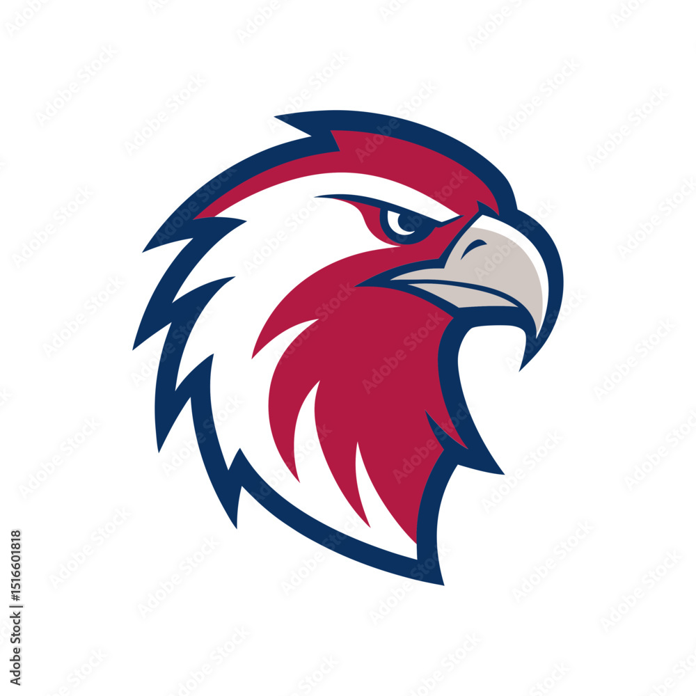 Obraz premium eagle head vector logo illustrations