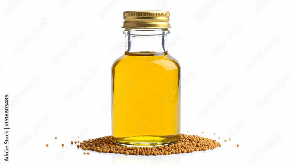 Mustard Seed Oil Bottle Mustard Seed Oil Bottle