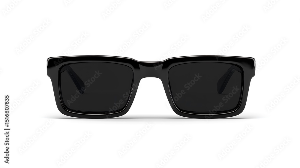 Sleek black sunglasses with a modern square frame design, perfect for sun protection and stylish eyewear fashion accessory. Sleek black sunglasses with a modern square frame design, perfect for sun protection and stylish eyewear fashion accessory.