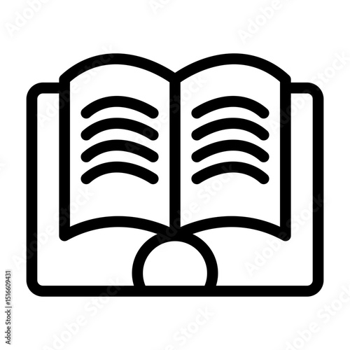 abacus line icon