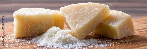 photo of delicious artisanal pecorino romano cheese