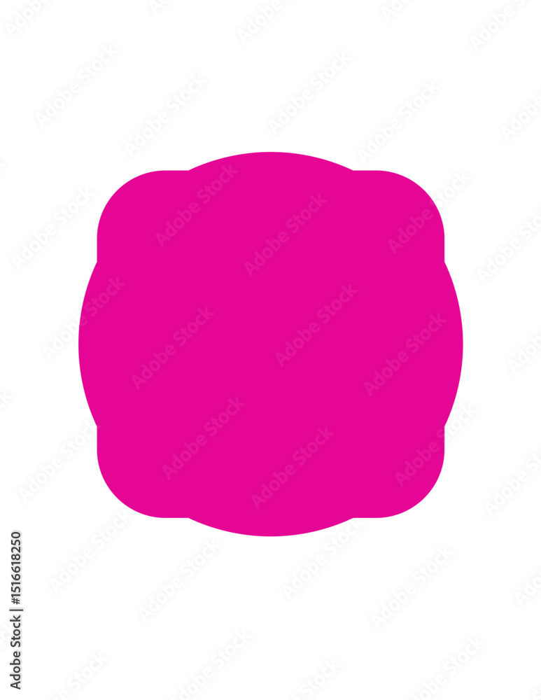 Bubble Square Sticker Shape Bubble Square Sticker Shape