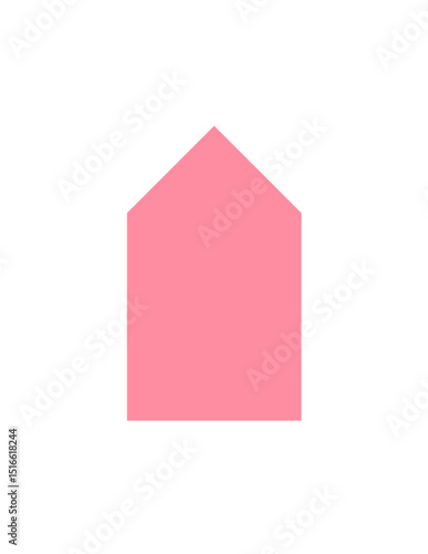 Geometric Luggage Tag Shape