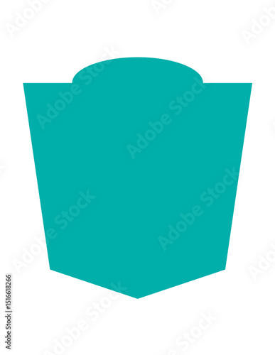 Shield Label Shape