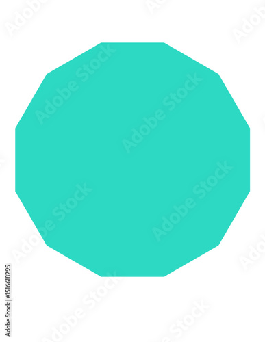 Polygon Geometric Label Shape