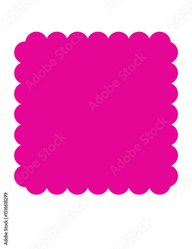 Scallop Square Shape