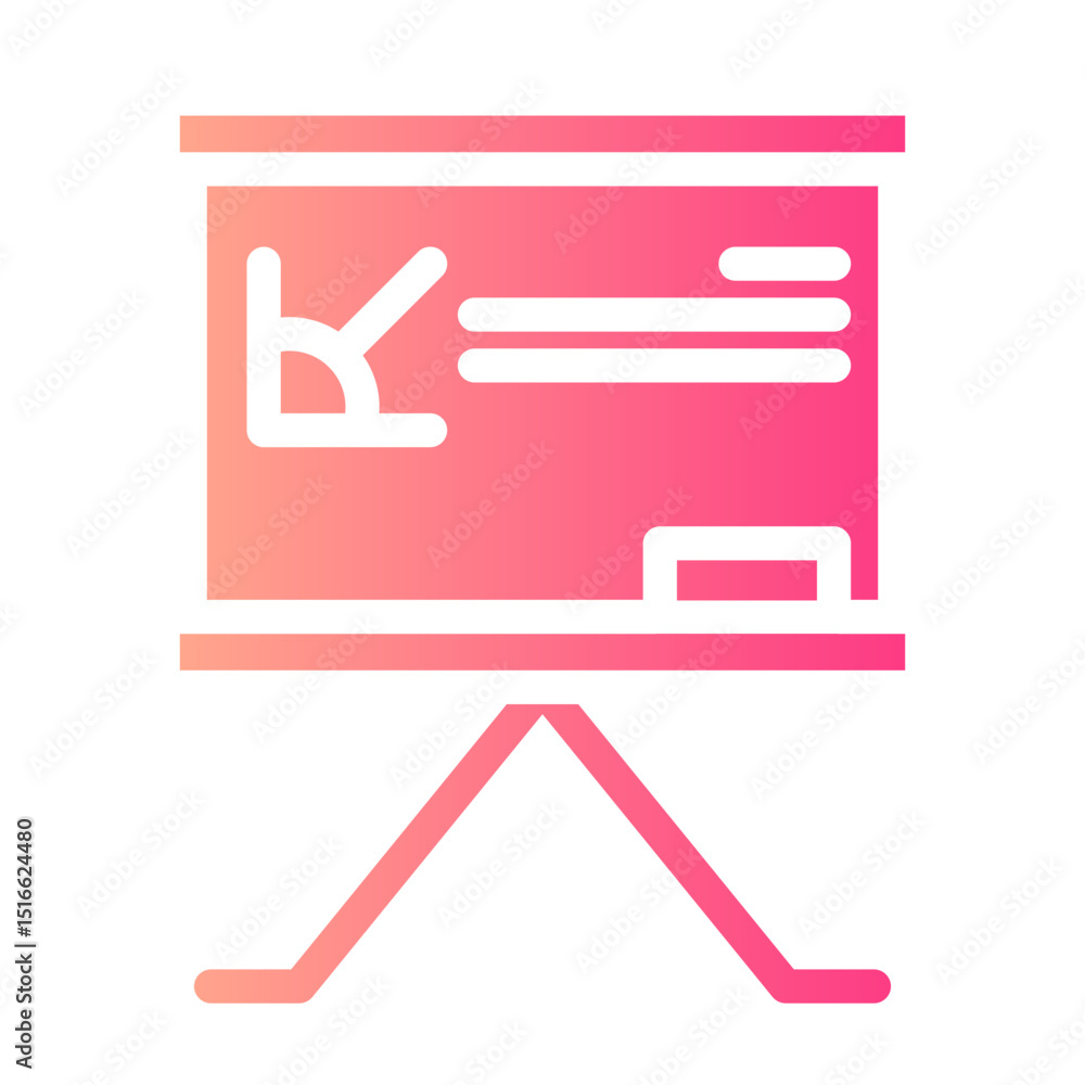 chalkboard gradient icon chalkboard gradient icon
