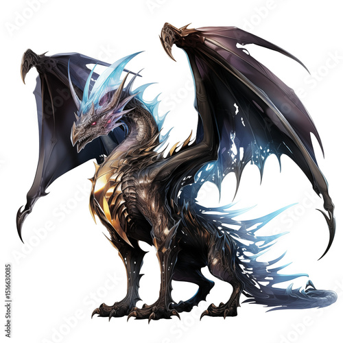 black dragon PNG