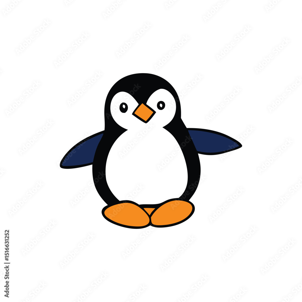 Obraz premium penguin on snow