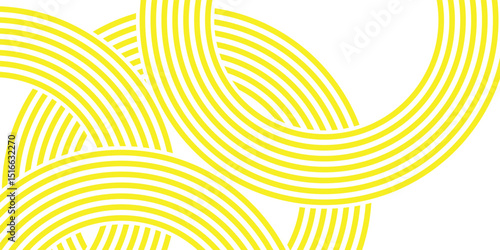 Pasta background, spaghetti abstract geometric pattern. Macaroni yellow poster.