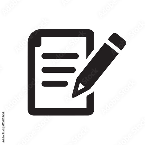 Digital Document with Writing Implement: A close-up shot captures the essence of digital document with writing implement. Symbolizing the act of creating and documenting ideas