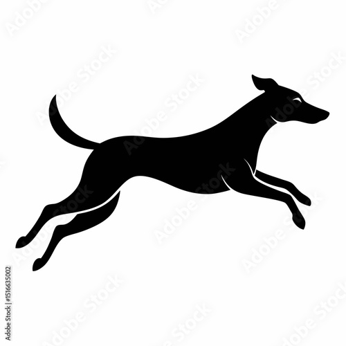 silhouette of a dog