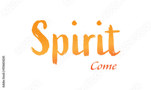 Pentecost Sunday. Typography for print or use as poster, card, flyer or Wallpaper	
