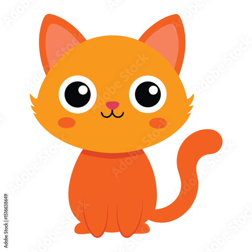 cute cat vector 