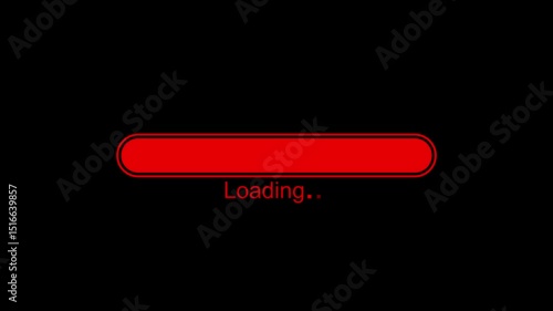 Wallpaper Mural Minimalistic Loading Bar Animated, Clean Loading Animation with Bar Torontodigital.ca