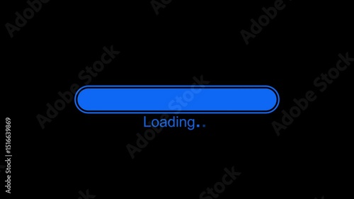 Wallpaper Mural Minimalistic Loading Bar Animated, Clean Loading Animation with Bar Torontodigital.ca