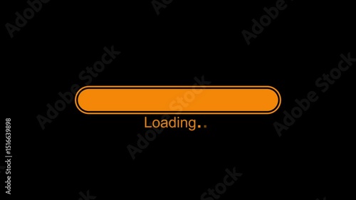 Wallpaper Mural Minimalistic Loading Bar Animated, Clean Loading Animation with Bar Torontodigital.ca