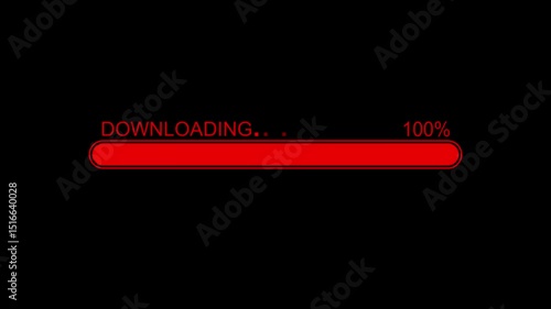 Wallpaper Mural Digital Download Progress Bar Animation, Futuristic Loading Bar Animation Torontodigital.ca