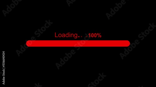 Wallpaper Mural Digital Loading Bar Progress Isolated, Flat Style Loading Bar Animation Torontodigital.ca