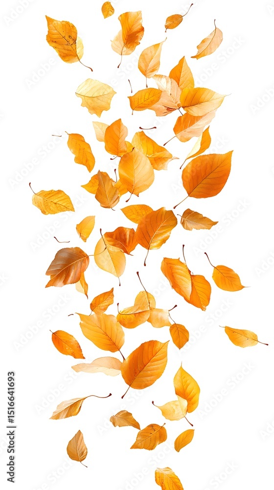 Falling autumn leaves Falling autumn leaves