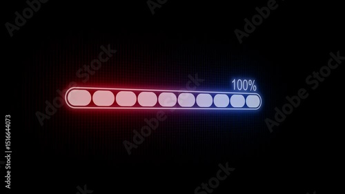 Wallpaper Mural Glowing Seamless Looping Loading Bar Animation, Pixel Perfect Loading Bar Animation, Gradient Loading Bar Animation Torontodigital.ca