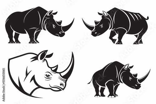 rhino vector illustration