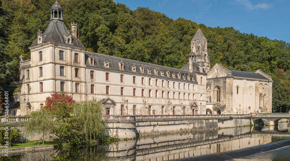 Obraz premium Brantome architecture