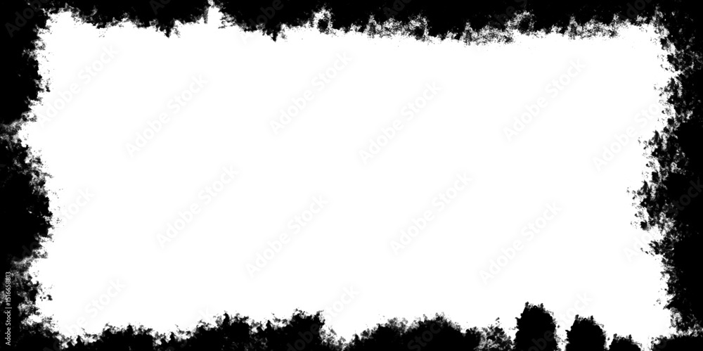 Grunge border texture background. Grunge style frames are black on a white background. Grunge border texture background. Grunge style frames are black on a white background.