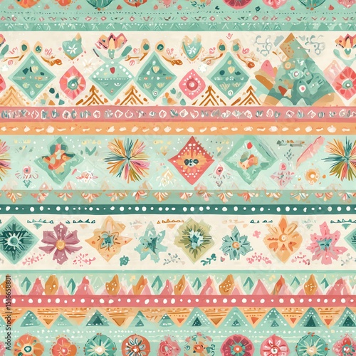Wallpaper Mural Colorful abstract geometric pattern design. Torontodigital.ca