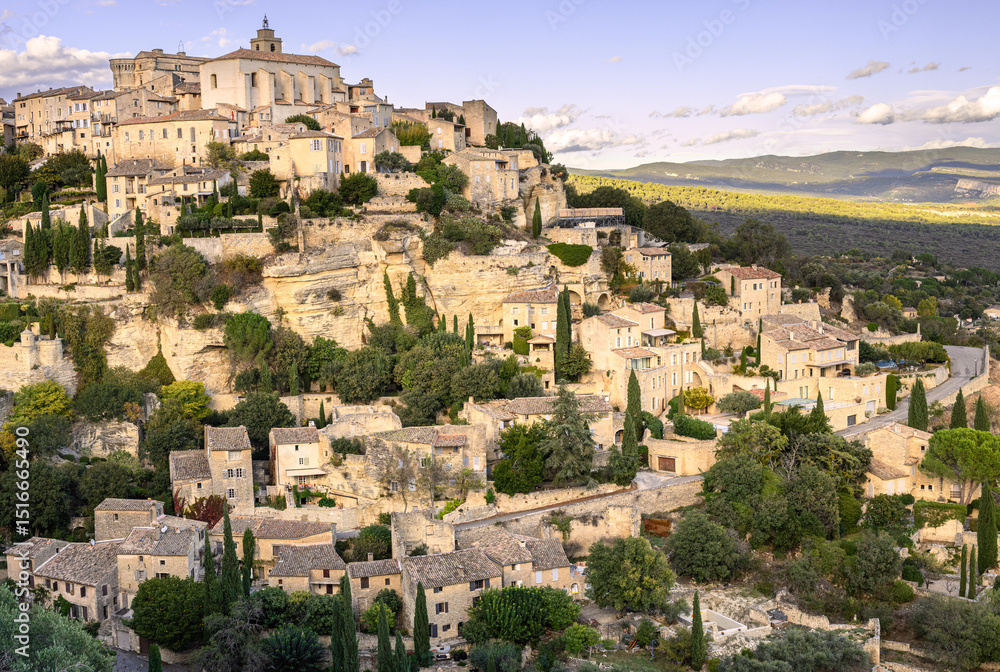Fototapeta premium Gordes rooftops
