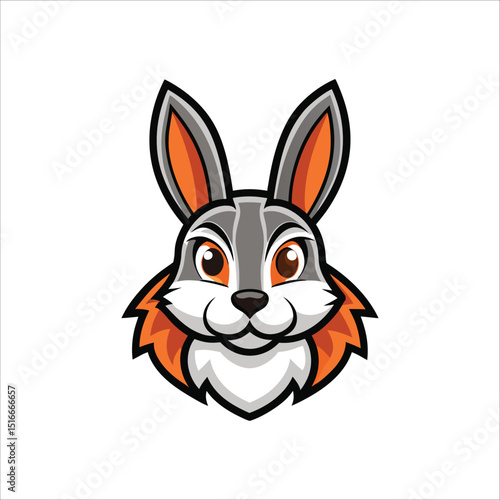 Hare icon vector illustration isolated on white background