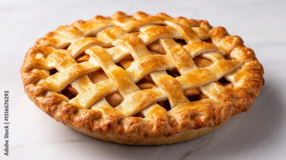 Close-up view of a delicious pie. Close-up view of a delicious pie.