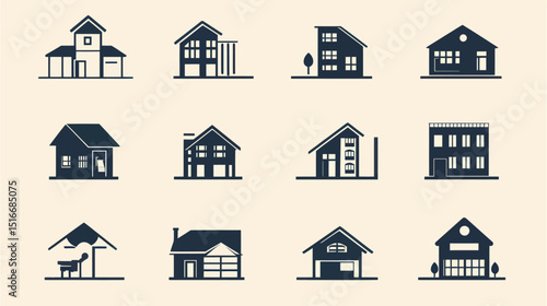 Real Estate Icon Bundle – Property, House, Rent, Sale, Agent, Mortgage, Investment