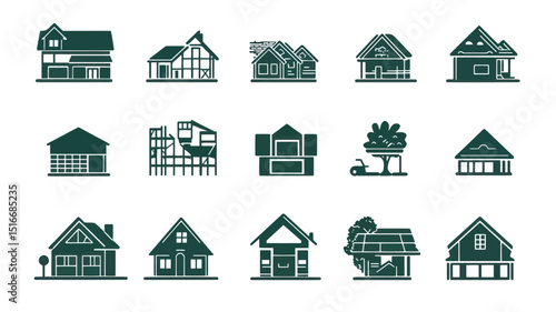 Real Estate Icon Bundle – Property, House, Rent, Sale, Agent, Mortgage, Investment