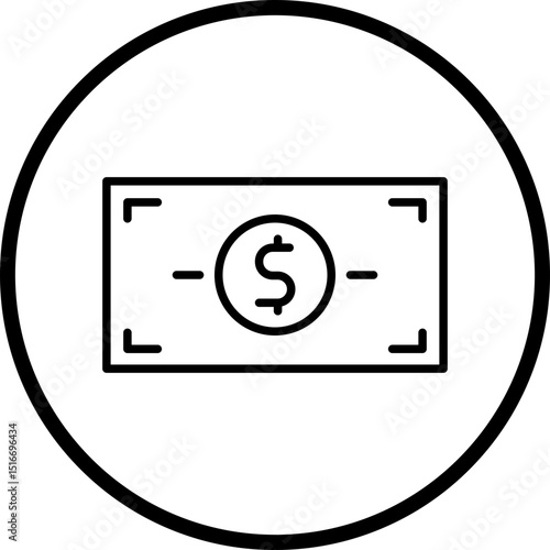 Wealth line icon style