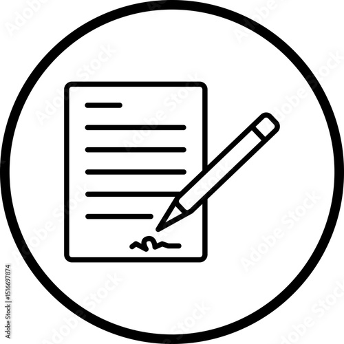 Contract Line Icon Style