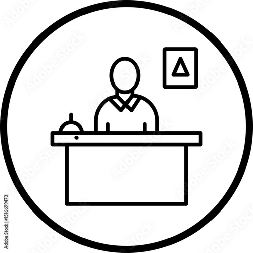 Check In Line Icon Style