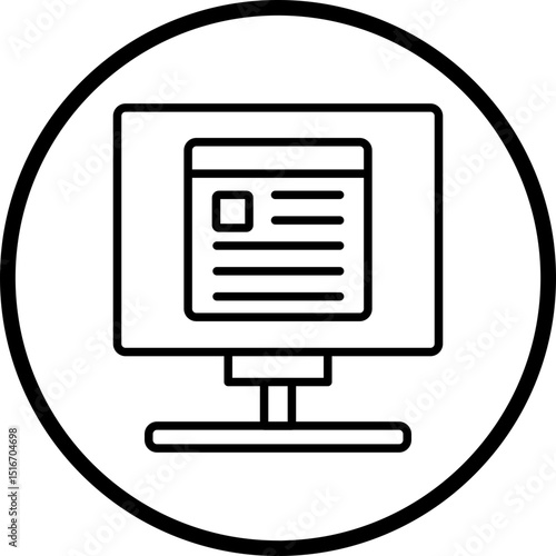 Bogging Line Icon Style