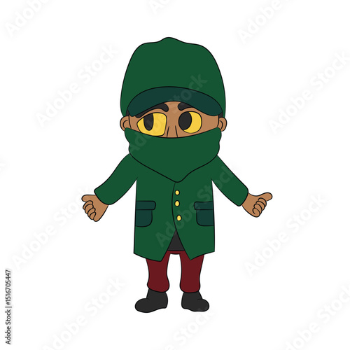 character face boy illustration