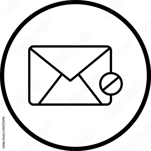 Spam Line Icon Style
