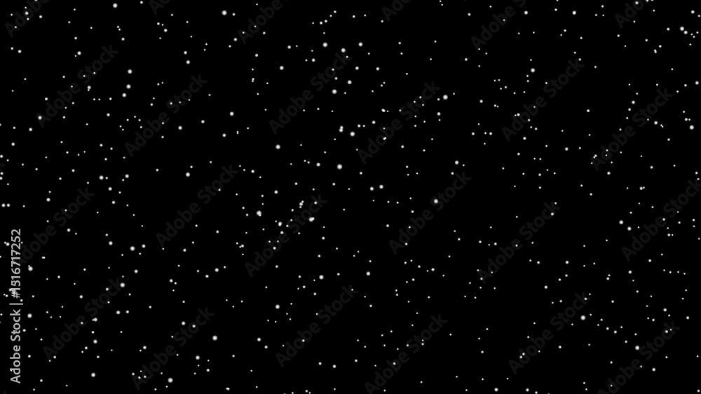 Falling snow flakes on black background. small snow falling fast animation. Falling snow flakes on black background. small snow falling fast animation.