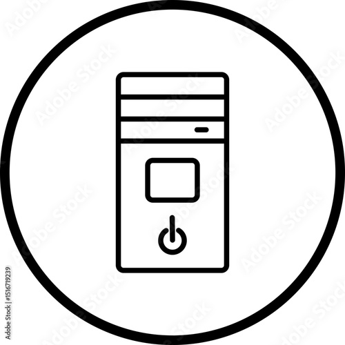 CPU Line Icon Style