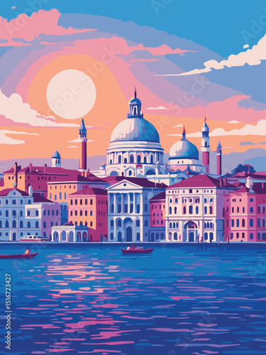 venice at sunset