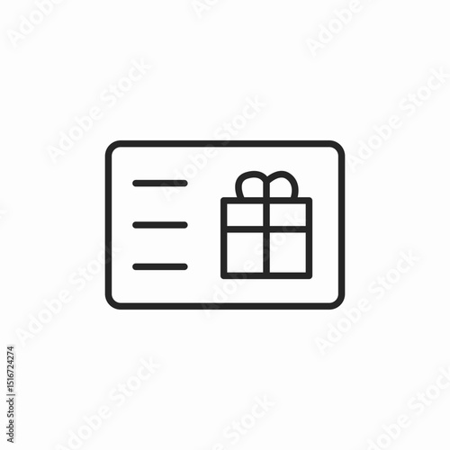 gift coupon icon sign vector