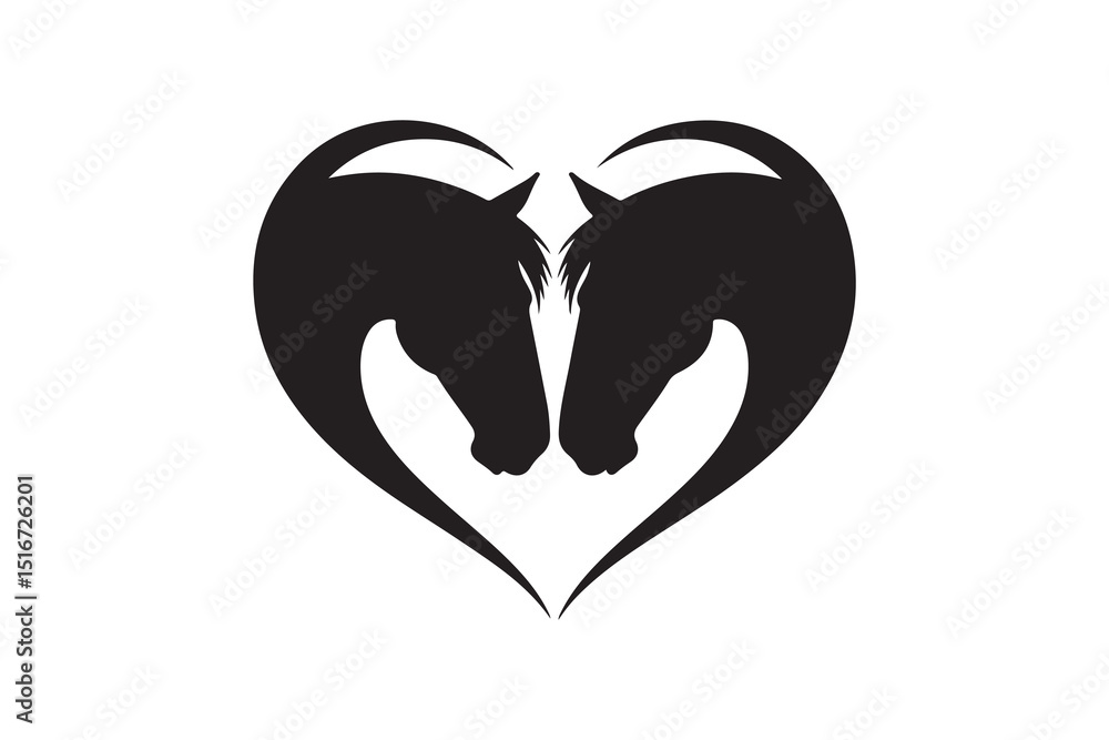 Obraz premium Two red hearts, a romantic symbol of love, form a couple's silhouette, perfect for Valentine's Day