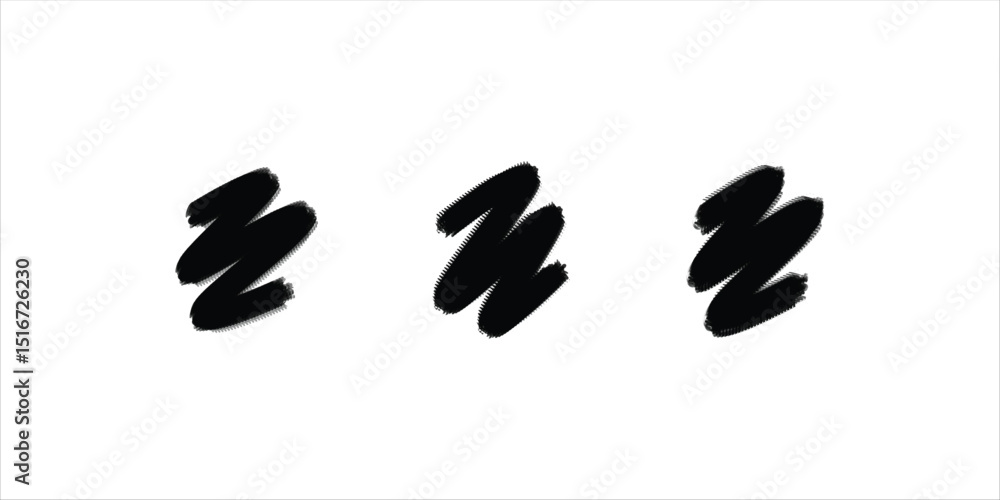Obraz premium Wide dry brush strokes in a uniform layout with rugged grain, perfect for header texture, printed branding elements, packaging overlays, and digital collage compositions